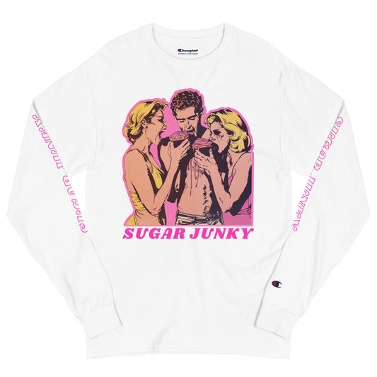 【SUGAR JUNKY】Men's Champion Long Sleeve Shirt