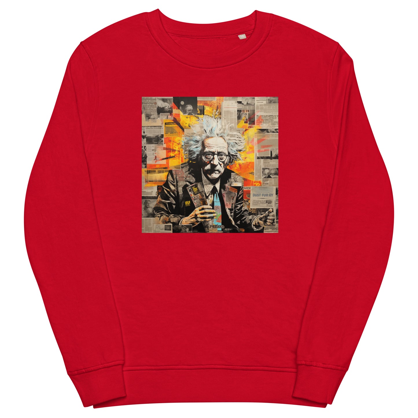 【Dr.Harold】Unisex organic sweatshirt -Front print-