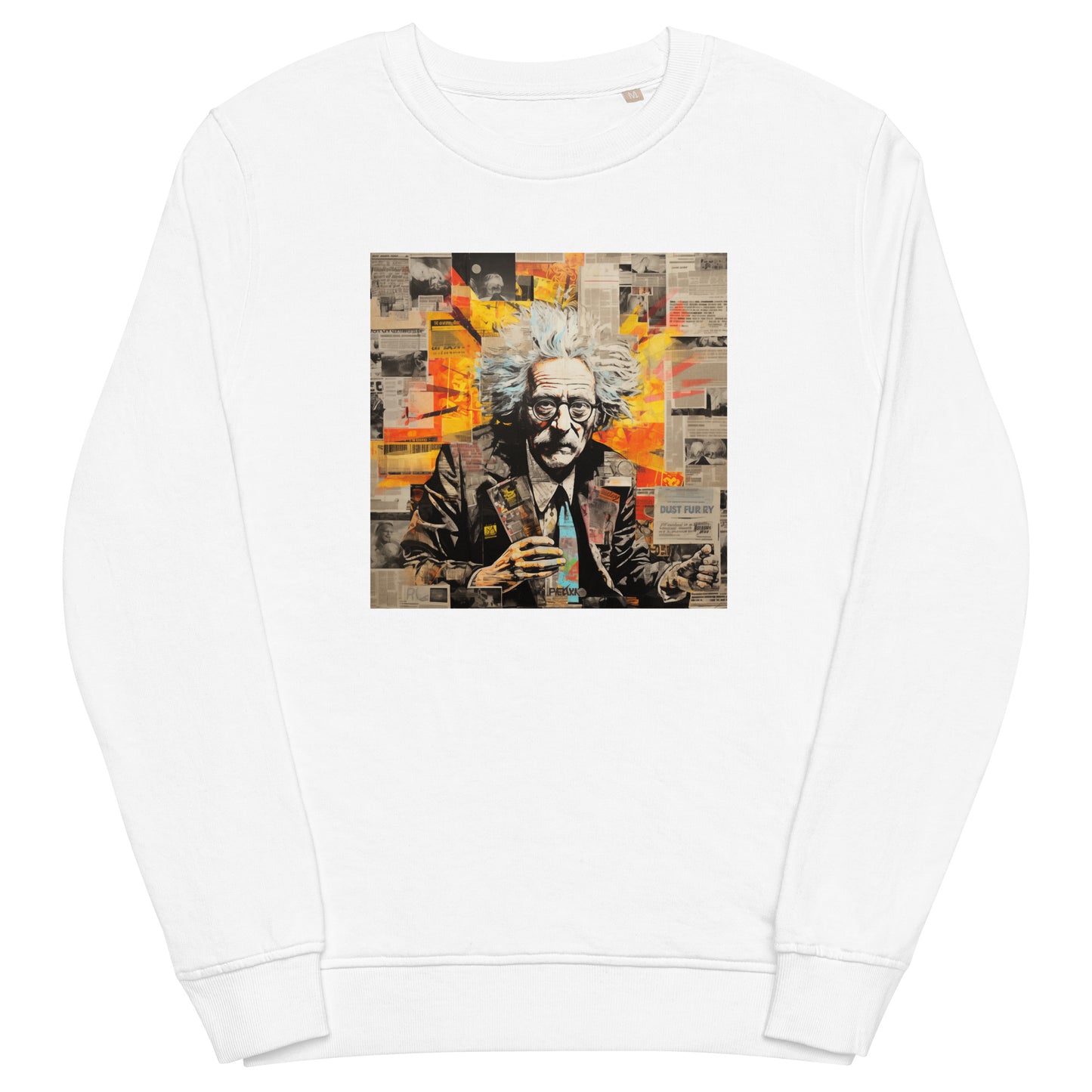 【Dr.Harold】Unisex organic sweatshirt -Front print-